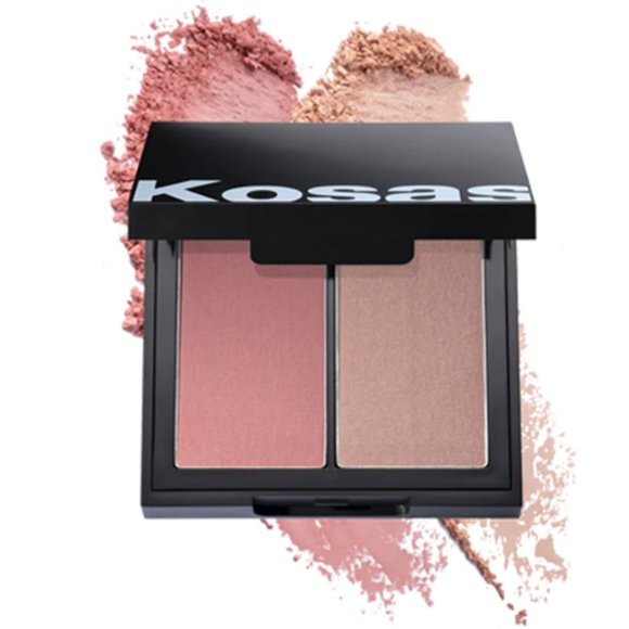 Kosas - Color & Light Palette - Powder Cushiony Cheek Duo in Longitude Zero - Picture 1 of 3